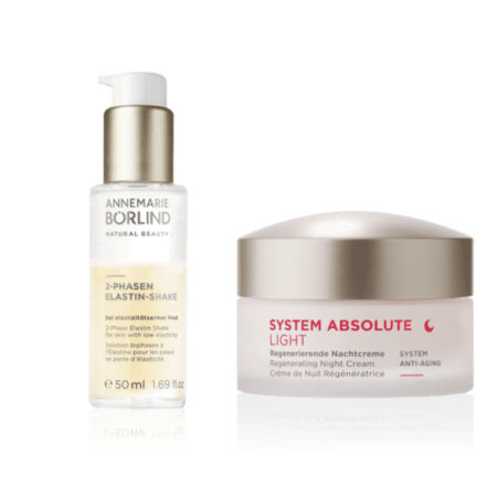 Set SYSTEM ABSOLUTE crema de noapte LIGHT și ser cu elastină